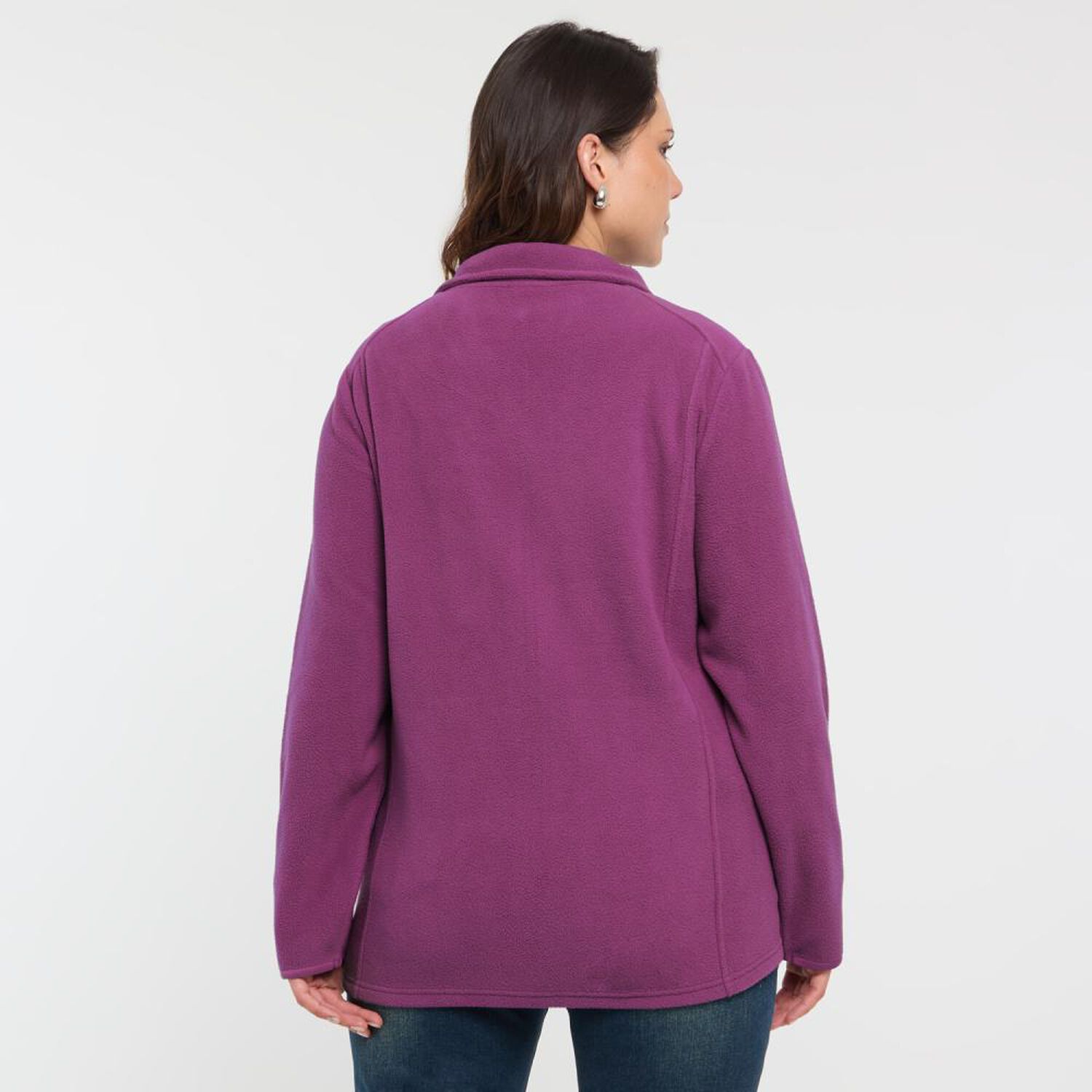 Poler&oacute;n Melange Regular Cuello Alto Mujer Sexy Large image number 1.0