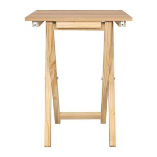 Mesa Plegable 65,7x47,9x35 Cm Cafe Claro