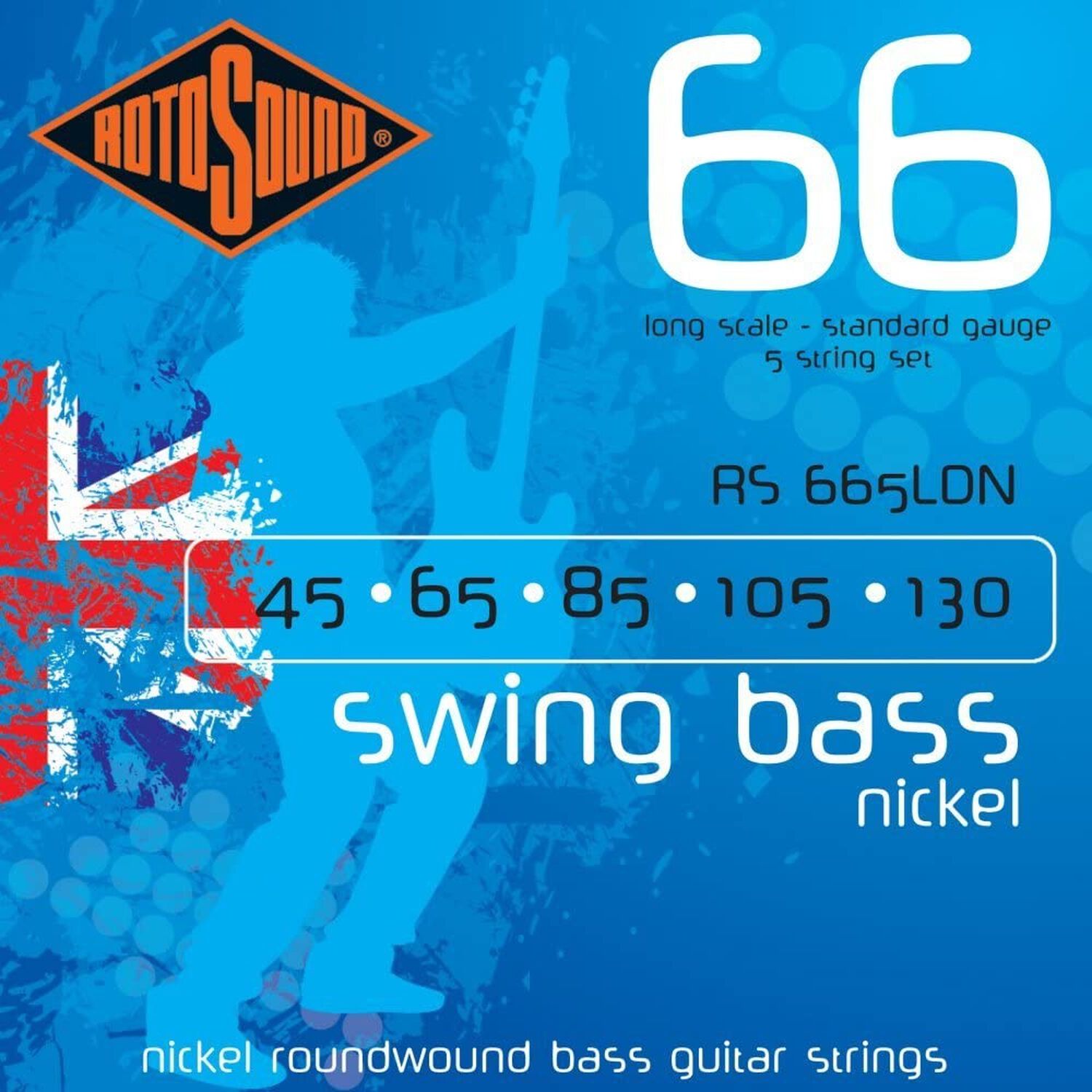 Set Bajo El&eacute;ctrico Nickel Swing 5 Set 45-130 Rs665ldn image number 0.0