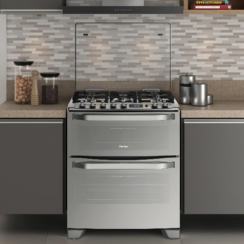 Cocina Doble Horno 5 Platos 76DXR Fensa