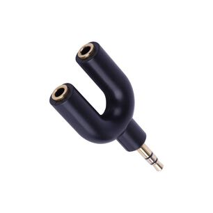 Adaptador Jack 3.5mm Con 2 Salidas Est&eacute;reo De 3.5mm Dbg186