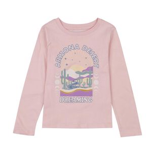 Polera Manga Larga Cuello Redondo Ni&ntilde;a Topsis