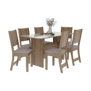 Juego De Comedor Casaideal Evora / 6 Sillas
