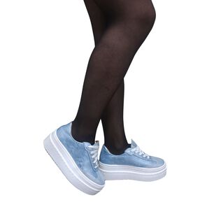 Zapatilla Antonella Celeste Piton Pao Pecados