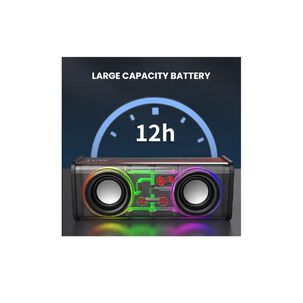 Altavoz Bluetooth Rgb Sk5 Port&aacute;til Recargable 10w