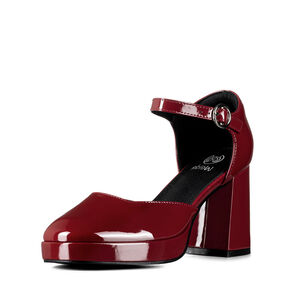Zapato Mary Jane Tacones Elegante Charol Mujer Weide Yl85
