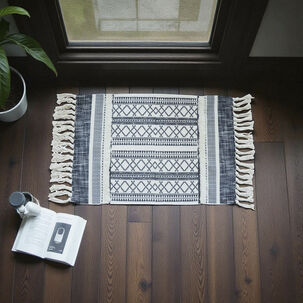 Bajada De Cama Bordada Kilim De Estilo Etnico 60x90cm Md70