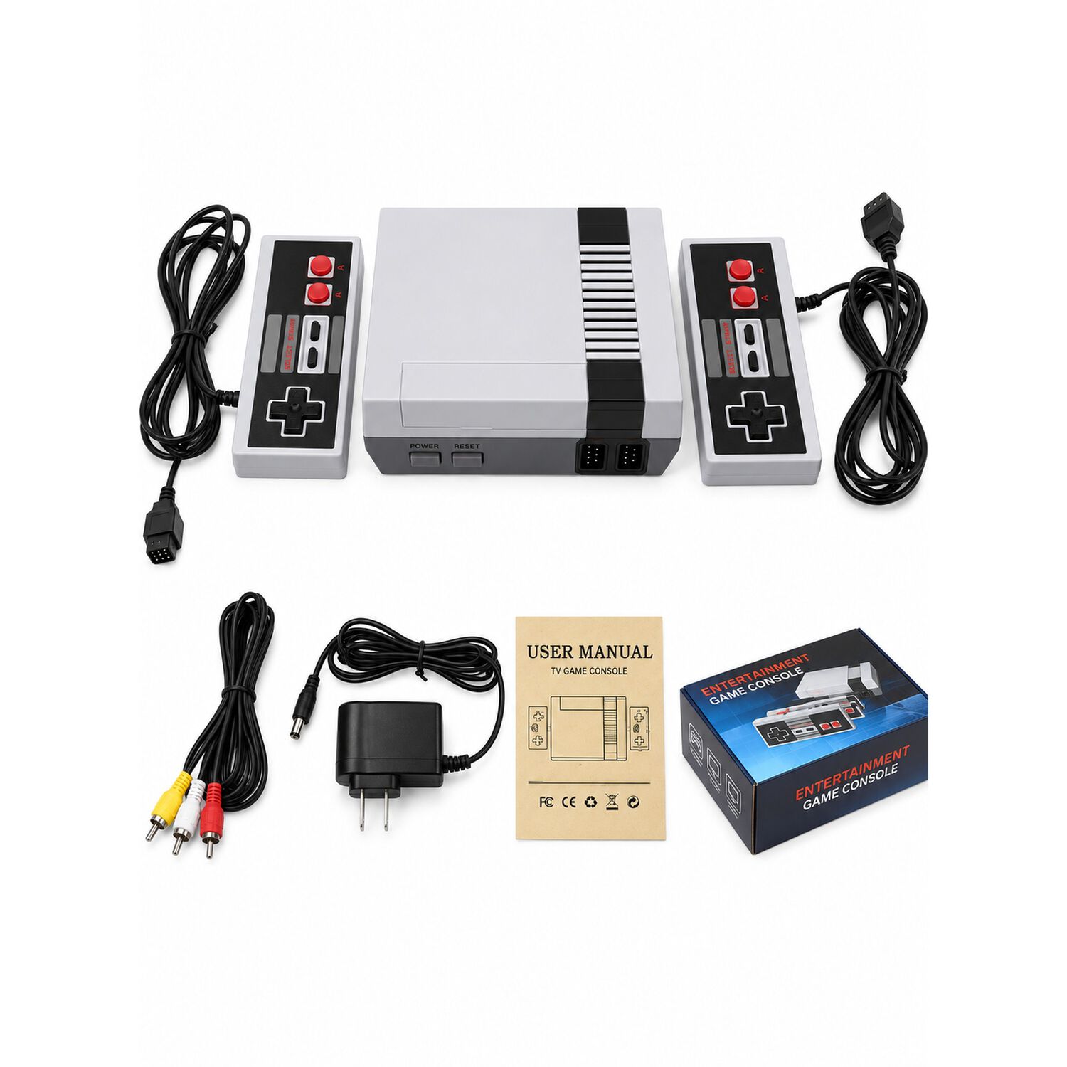 M&aacute;quina Cl&aacute;sica De Juegos &ndash; Estilo Nintendo, 620 Recuerdos image number 3.0