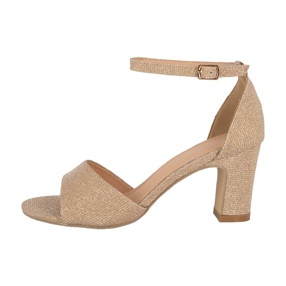 Sandalia De Vestir Soret Dorado Alquimia image number 1.0