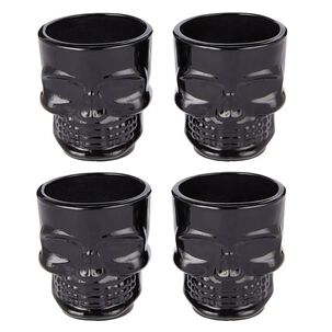 Set 4 Shot Vidrio Calavera Mexicana Tequila Cortito Set 4 Shot Vidrio Calavera Mexicana Tequila Cortito