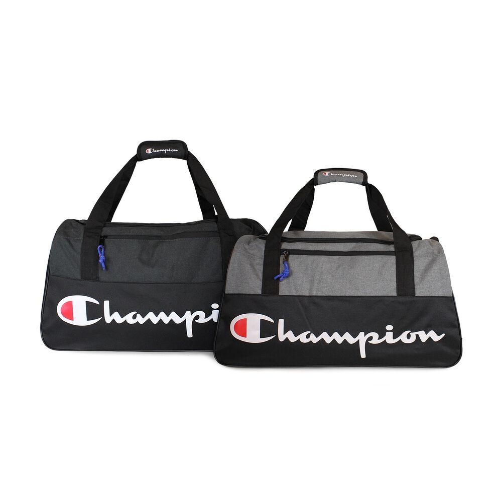 Pack Champion 2 Bolsos Deportivo Atlanta 45lt Negro Y Gris image number 0.0