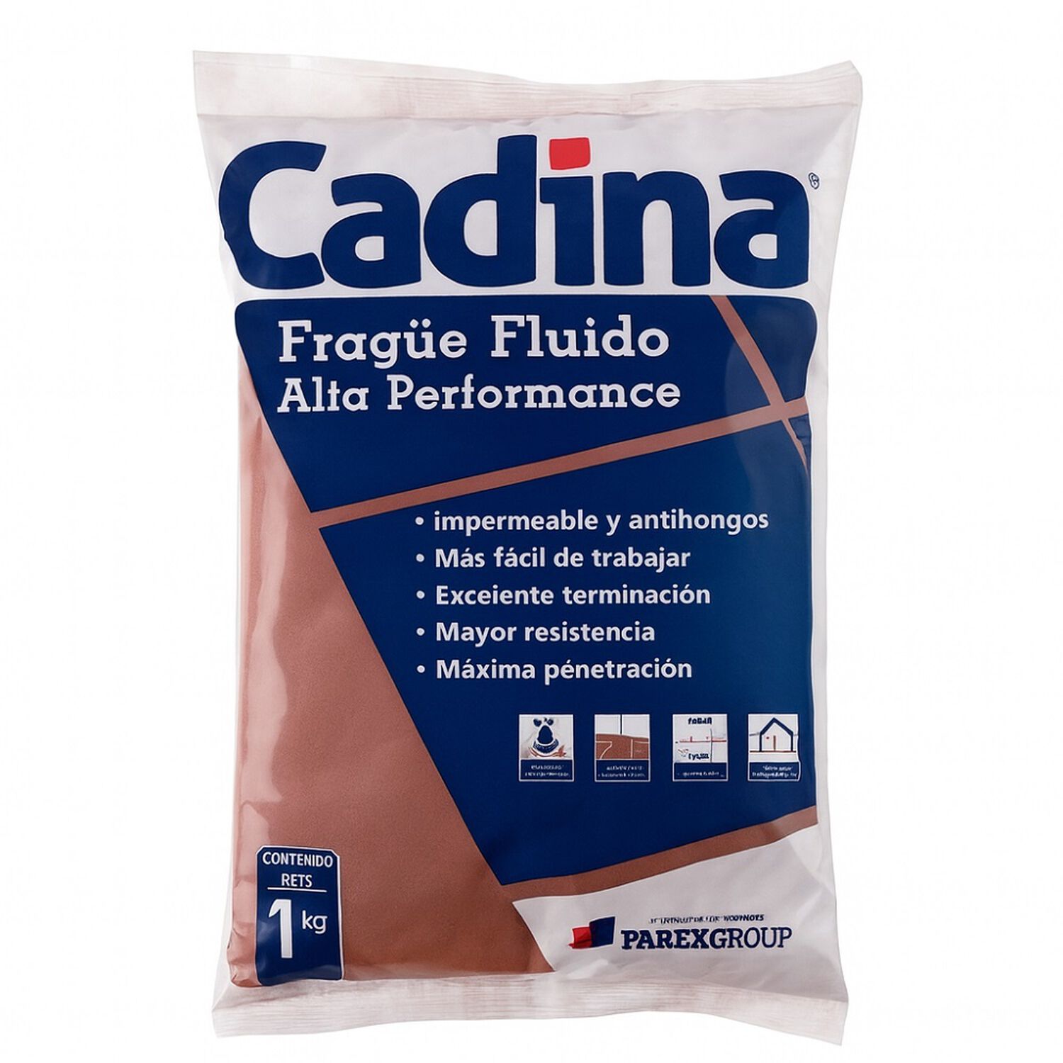 Frague Fluido Guinda 1kg Impermeable Antihongos Cadina image number 0.0