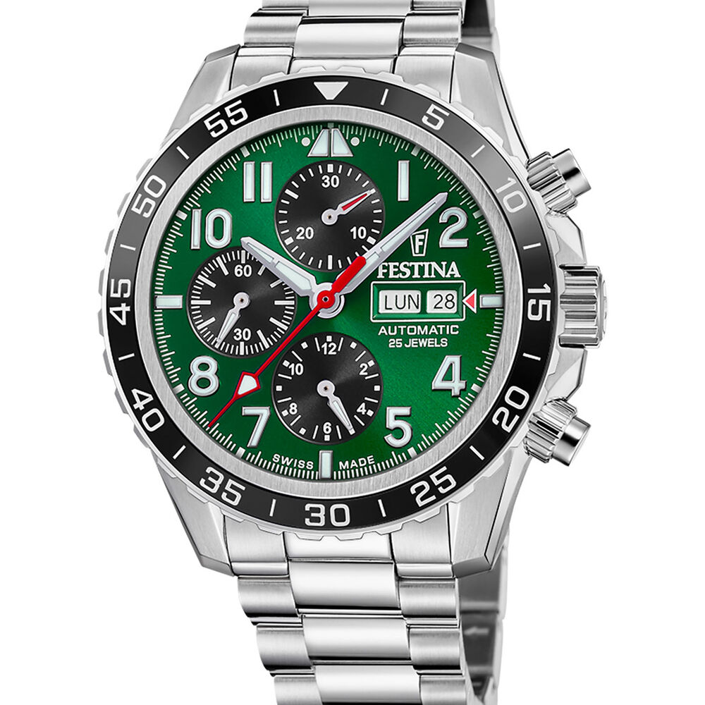 Reloj F20055/2 Festina Swiss Verde Hombre Automático image number 0.0