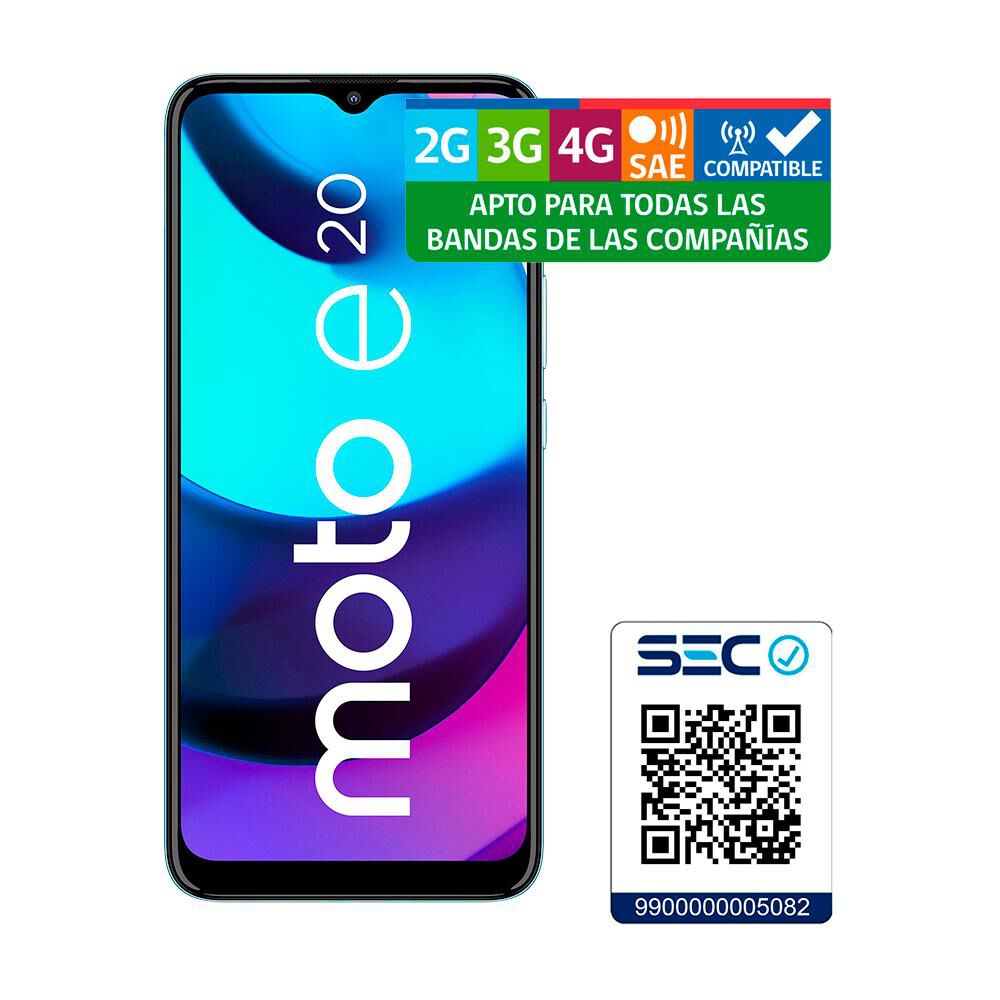 Smartphone Motorola Moto E20 / 32 GB / Liberado image number 9.0