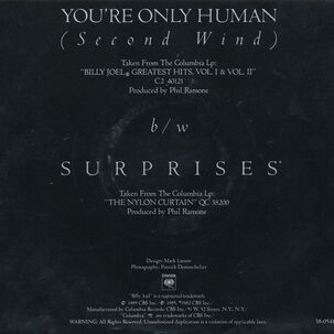 Billy Joel - You're Only Human | 7" Single Vinilo Usado