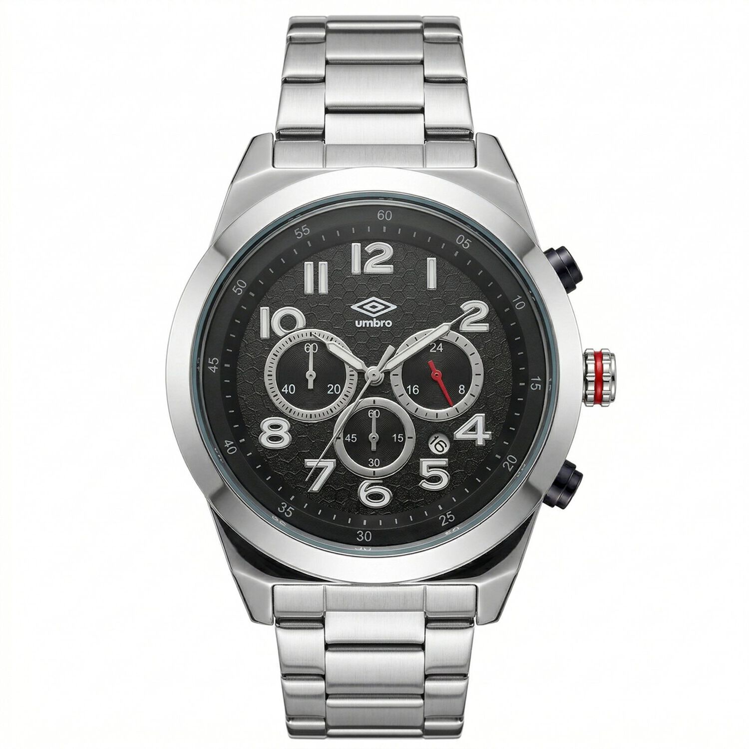 Reloj An&aacute;logo Hombre Umbro Plus Plateado Umbp-1500-122 image number 0.0