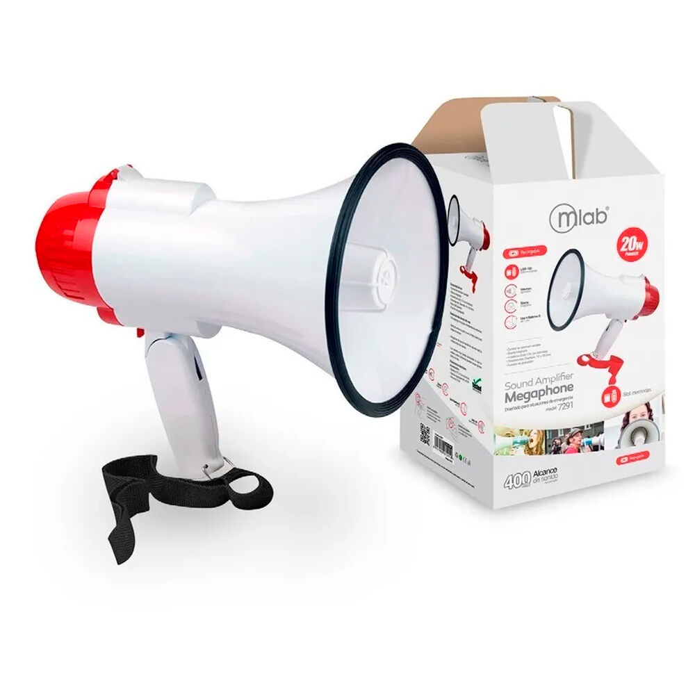 Mlab Megafono 15w Con Grabacion image number 2.0