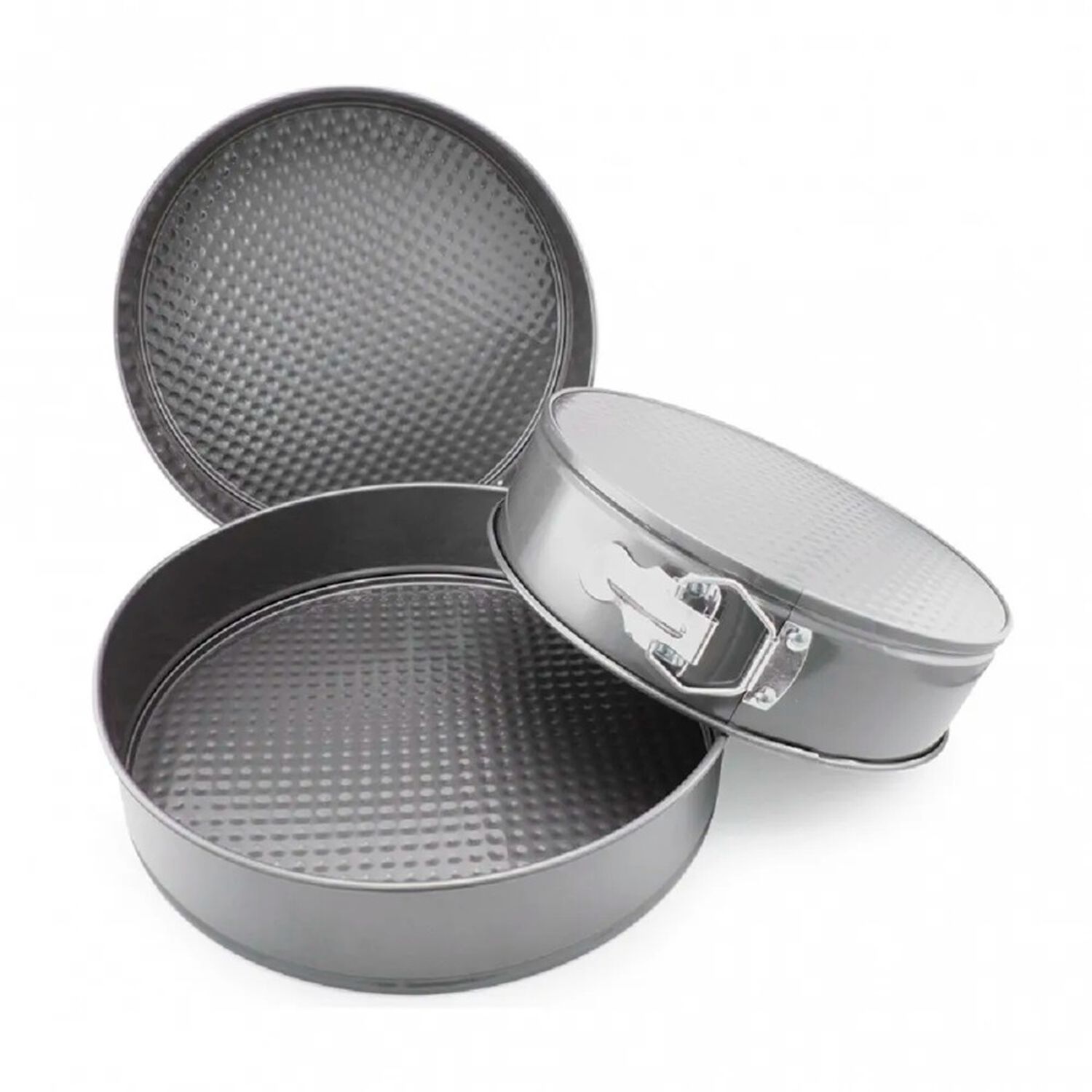 Juego De 3 Moldes Redondos Desmontables Para Tortas image number 2.0