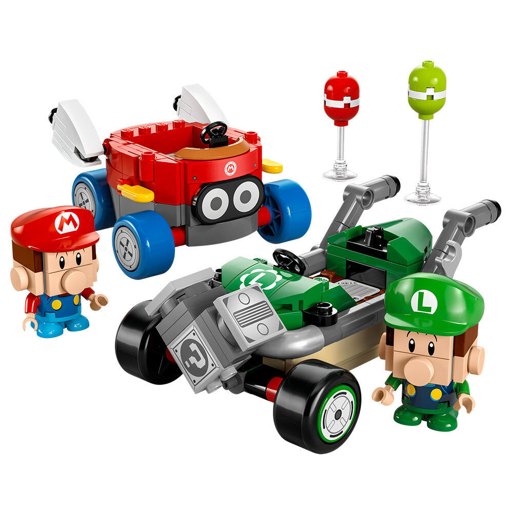 Lego Super Mario Kart: Bebé Mario Vs. Bebé Luigi - 72034 image number 2.0