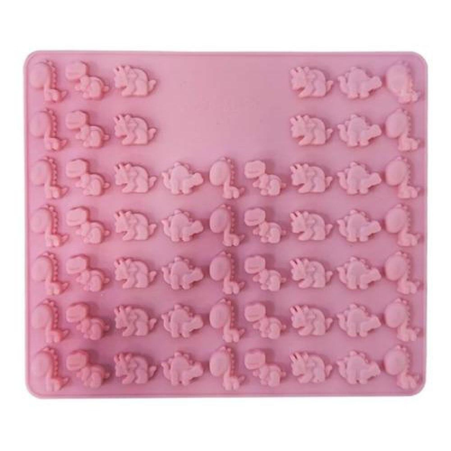 Molde Silicona 48 Mini Dinosaurios Baby Chocolate, Jab&oacute;n image number 0.0