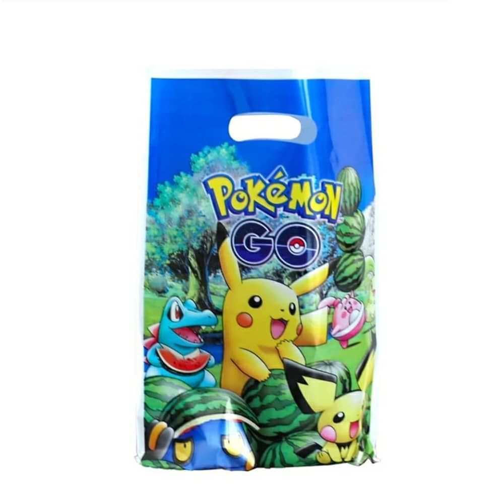 Pack 10 Bolsas Dulces Pokemon Cumplea&ntilde;os Cotillon image number 0.0