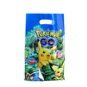 Pack 10 Bolsas Dulces Pokemon Cumplea&ntilde;os Cotillon