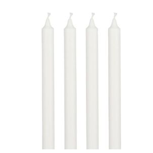 Pack De 6 Velas Blancas De 20 Cm