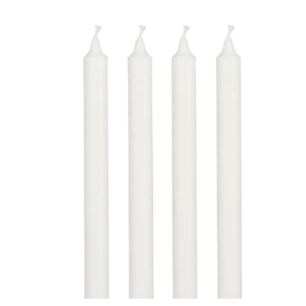 Pack De 6 Velas Blancas De 20 Cm