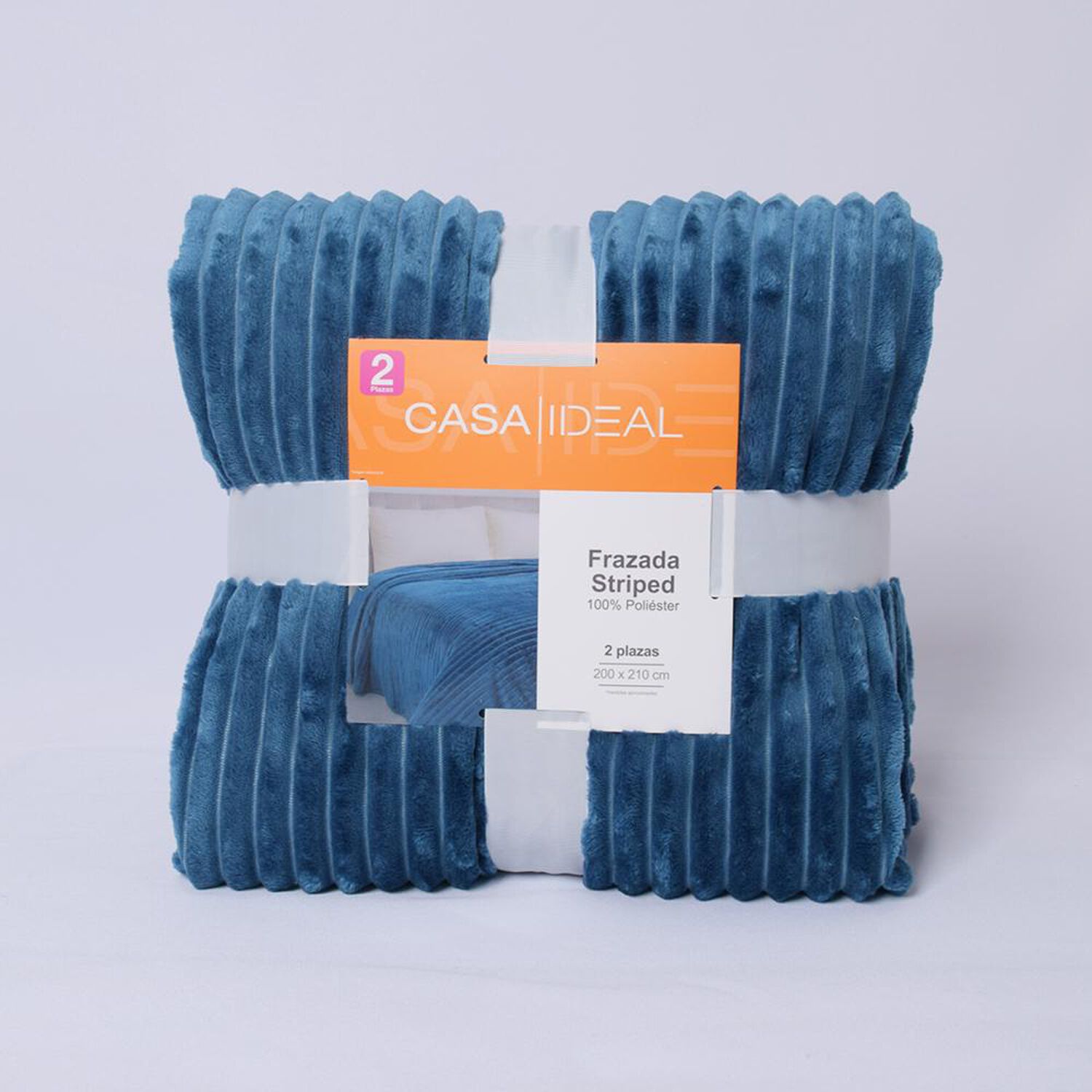 Frazada Casaideal Striped / 2 Plazas image number 3.0
