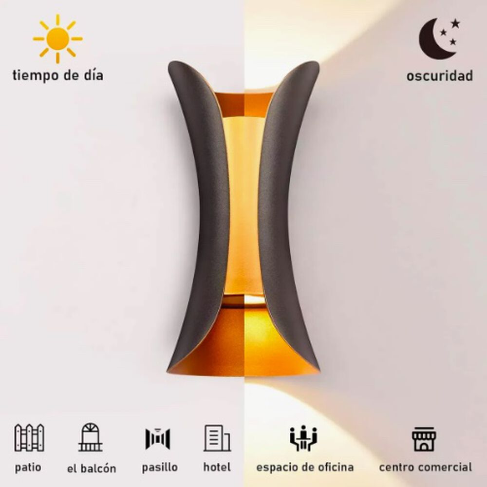 Aplique Led C&aacute;lida Moderno Impermeable image number 3.0