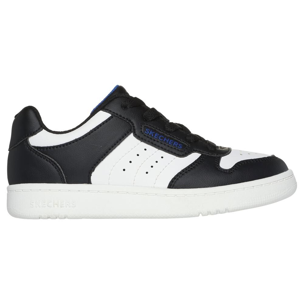 Zapatilla Juvenil Niño Skechers Quick Street Bkw image number 0.0