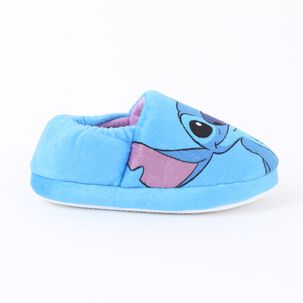 Pantufla Ni&ntilde;a Stitch Mirando Lilo & Stitch Azul Disney