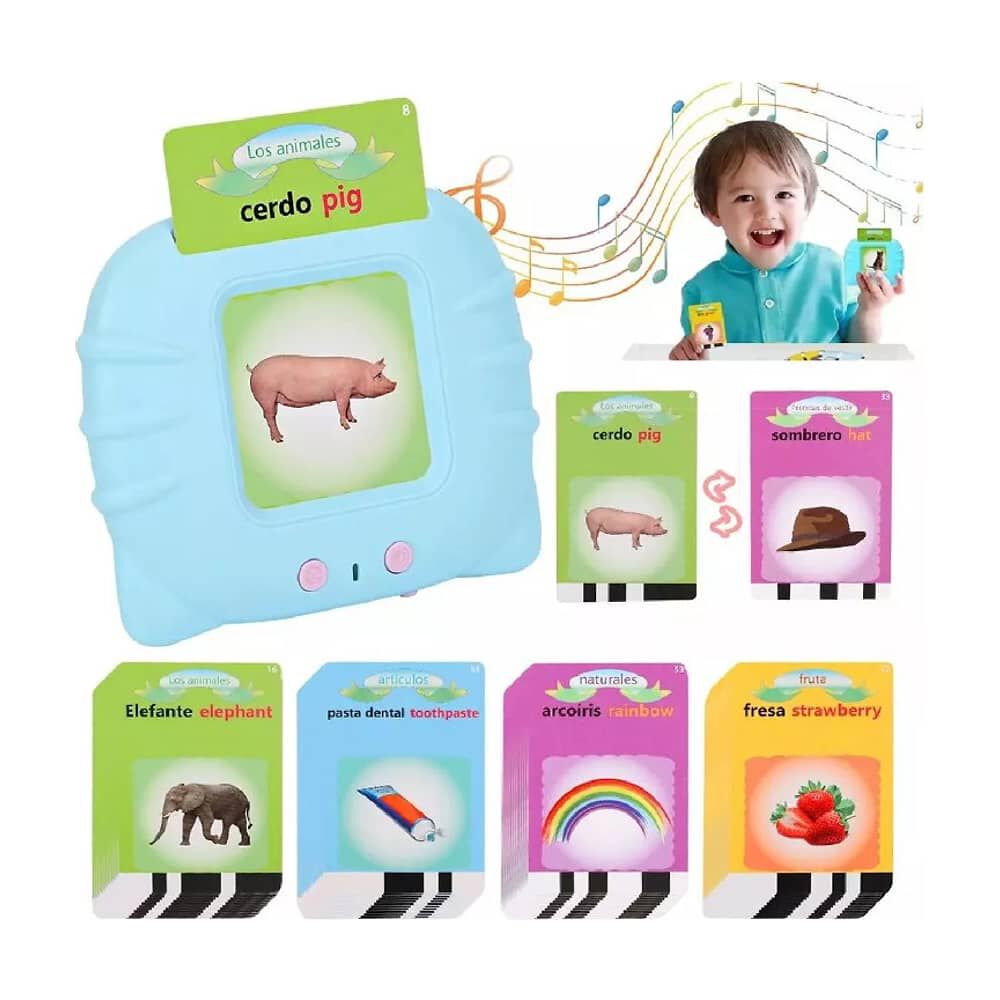 Juguetes Aprendizaje Espa&ntilde;ol Tarjetas Ni&ntilde;os 224 Palabras image number 0.0