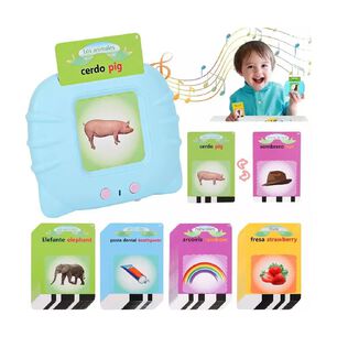 Juguetes Aprendizaje Espa&ntilde;ol Tarjetas Ni&ntilde;os 224 Palabras