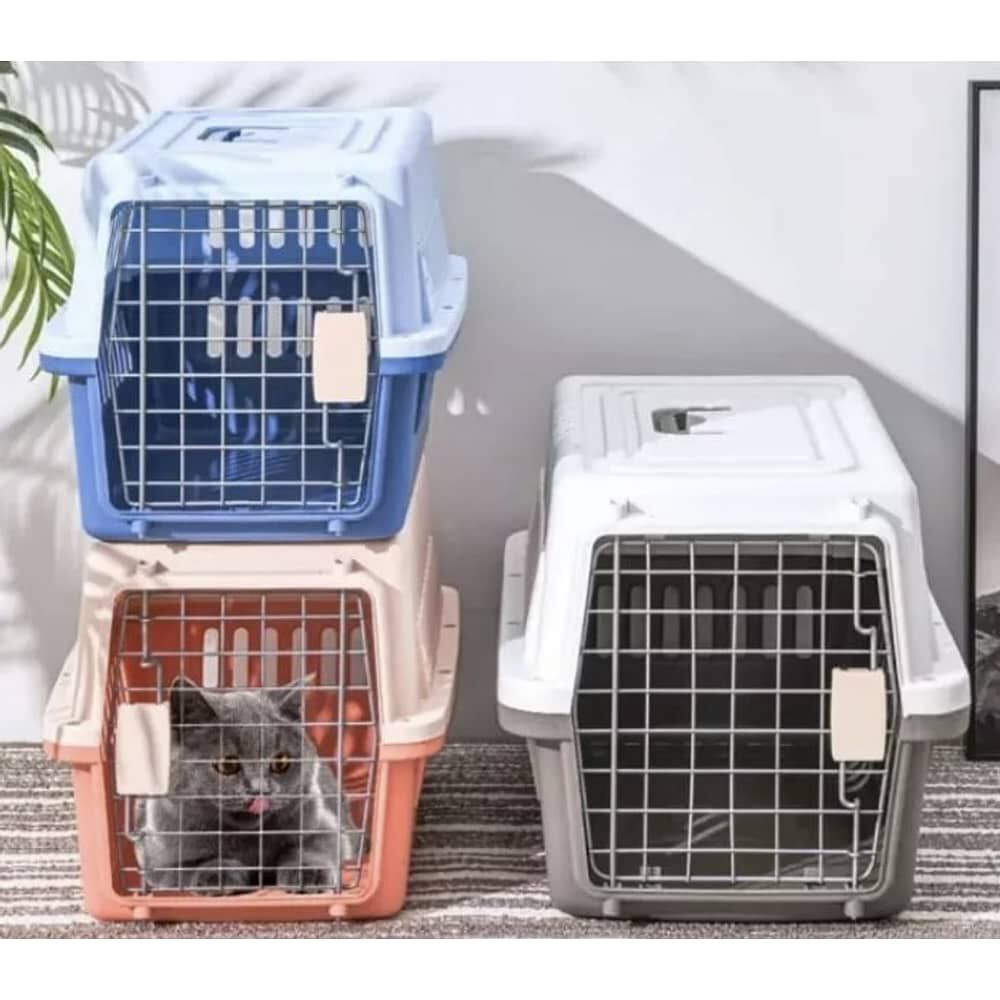 Transportador Perros Gatos Conejos Canil Para Mascotas 48cm image number 1.0