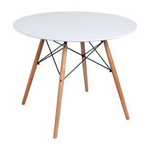 Mesa Eames Redonda 120cm Blanca