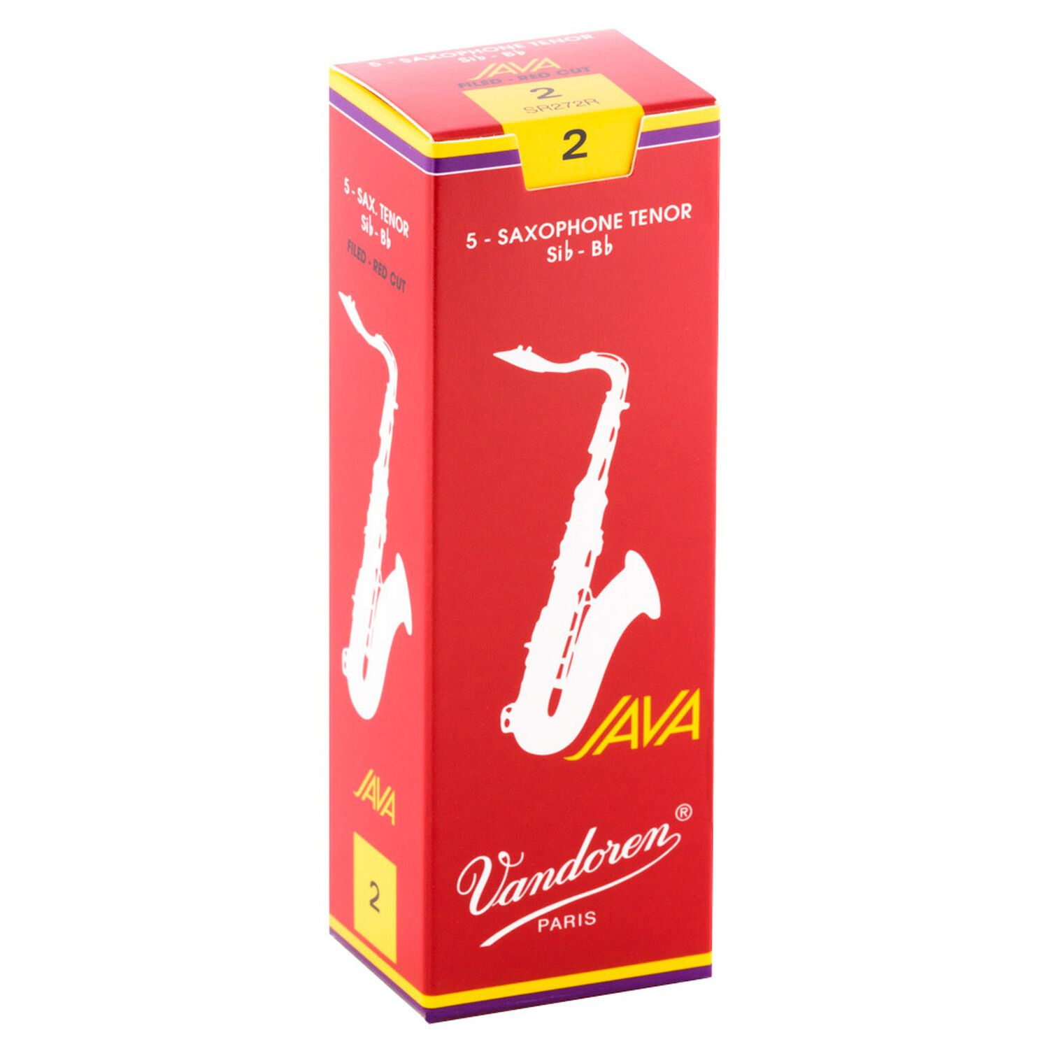 Cajas De Ca&ntilde;as Saxo Tenor Java Red N&ordm;2.0 Sr272r Vandoren image number 0.0