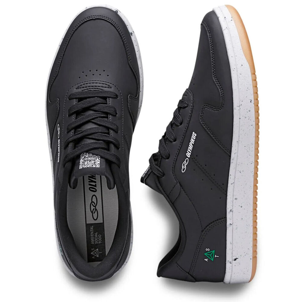 Zapatilla Hombre Urbano Ast Negro/blanco Olympikus image number 1.0