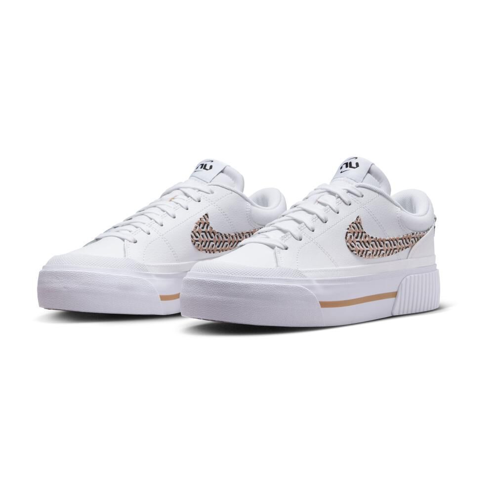 Zapatilla Urbana Mujer Nike Court Legacy Lift Blanco image number 2.0