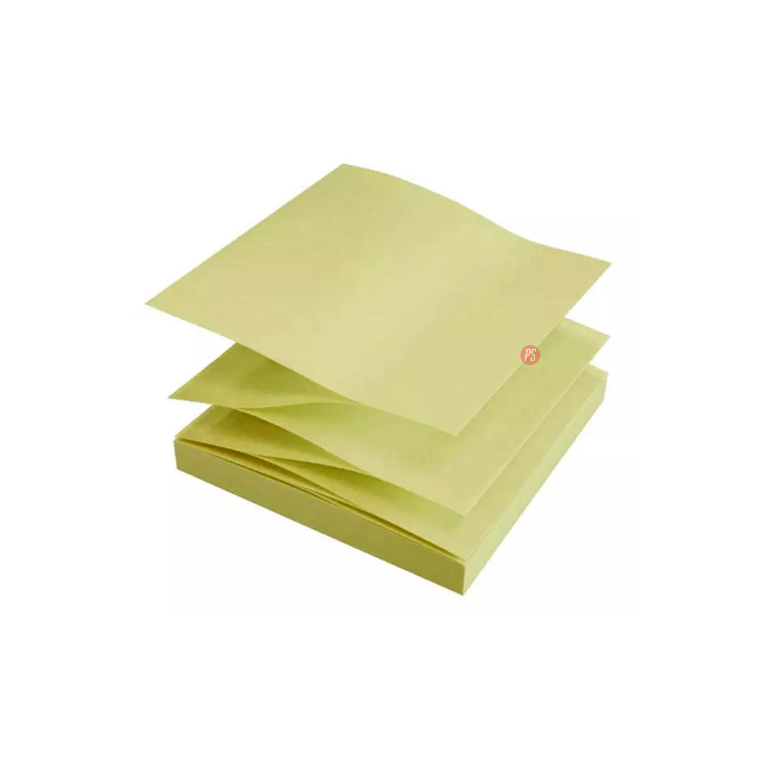 Pack 12 Notas Adhesivas Amarillo 75x75mm Info Notes - Ps image number 1.0