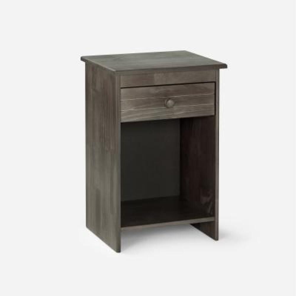 Cama Europea Rosen Wave / 1 Plaza / Base Normal + Set De Maderas Tabor Grafito image number 11.0