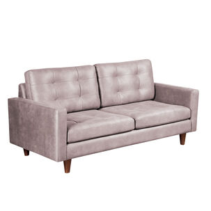 Sofa Napoles 3 Cuerpos Cuero Kentucky Beige