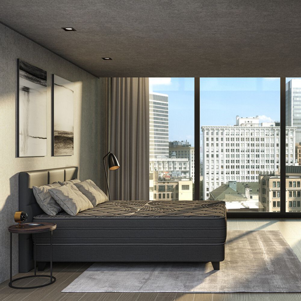 Cama Europea Flex Black / King / Base Dividida + Respaldo image number 5.0