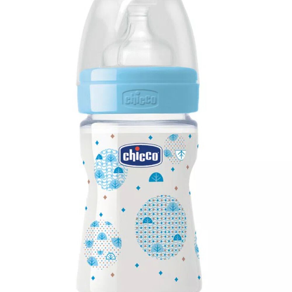 Mamadera Well Being 150ml 0m+ Celeste image number 1.0