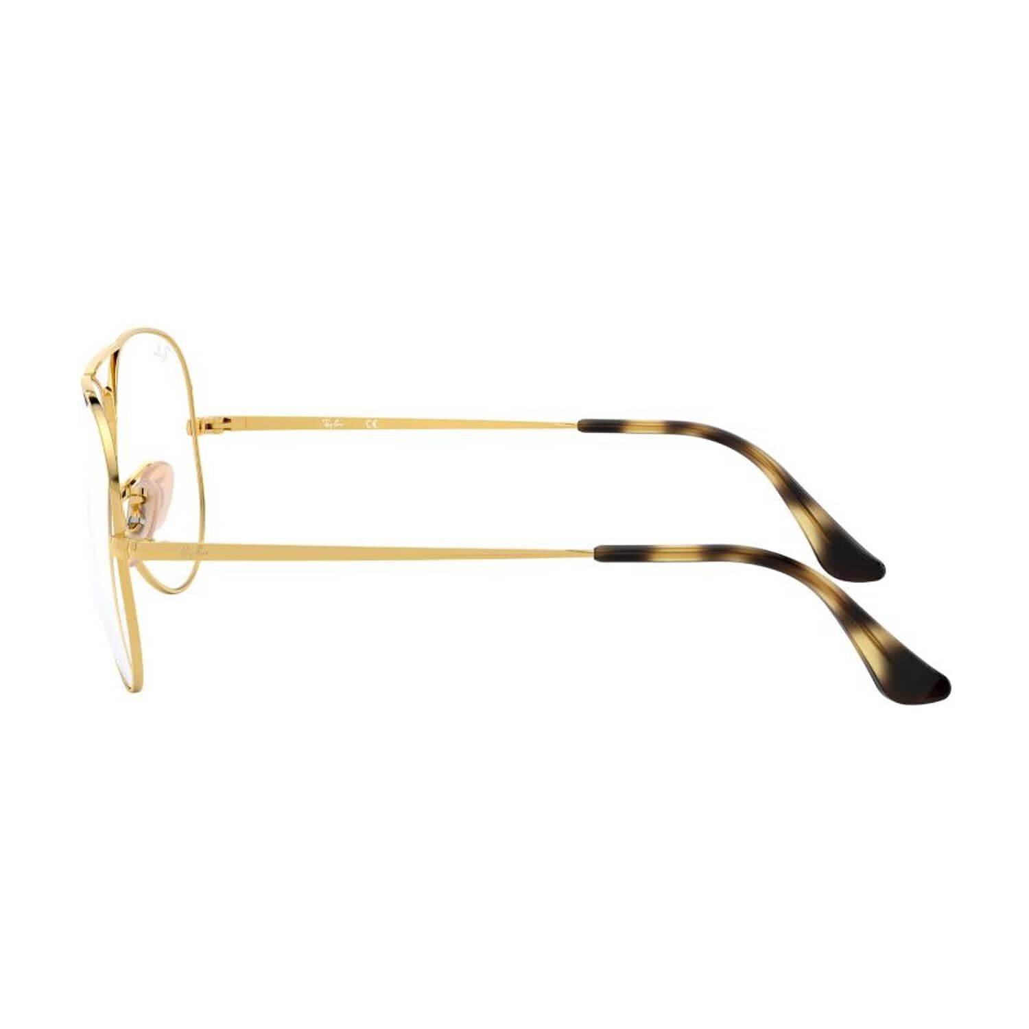 Lentes &Oacute;pticos Aviator Dorado Ray-ban Optical image number 3.0