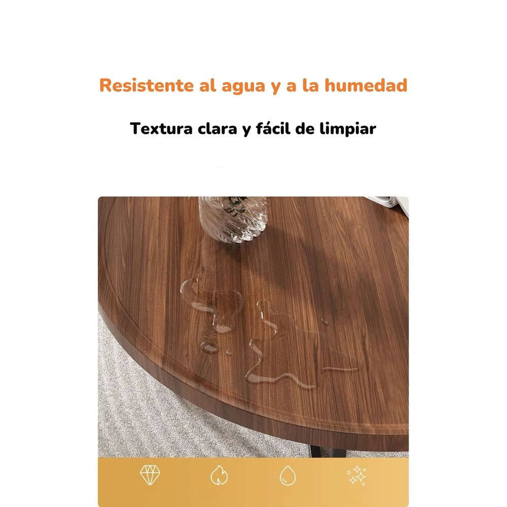 Mesa De Centro Redonda 70cm By Lubabycas image number 6.0