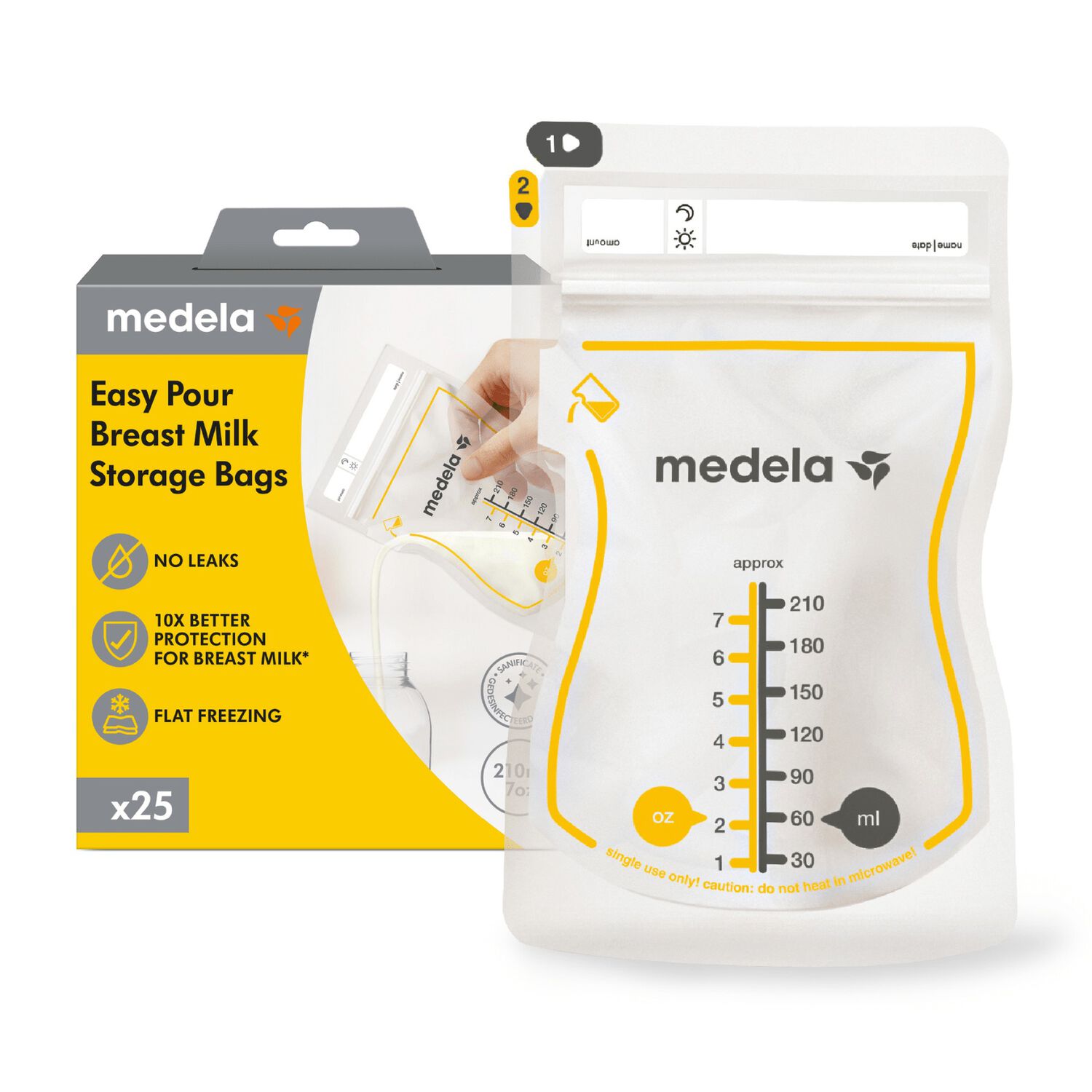Bolsas Para Leche Materna 25 Unid Easy Pour image number 7.0