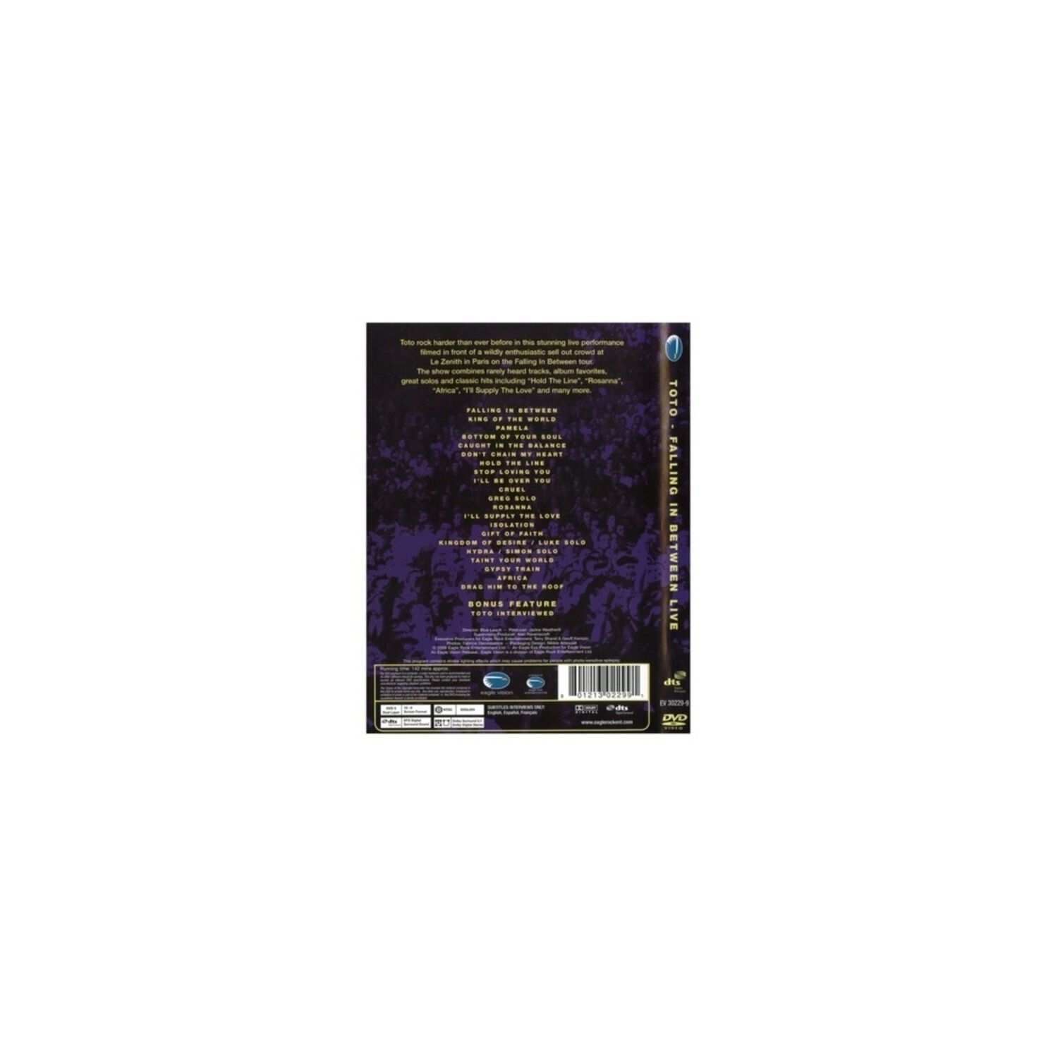 Toto - Falling In Between Live | Dvd image number 1.0