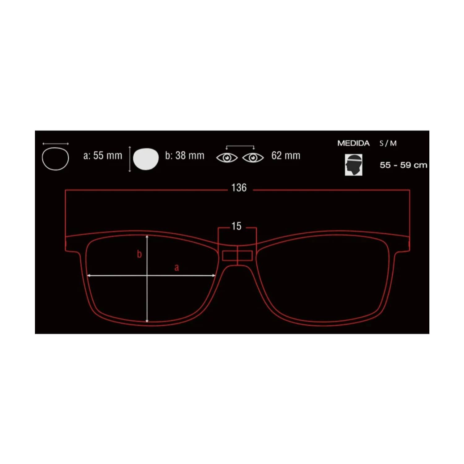 Lentes &Oacute;pticos Camden Rojo Con Clip Magn&eacute;tico Slastik image number 1.0
