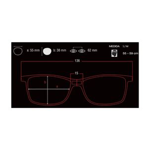 Lentes &Oacute;pticos Camden Rojo Con Clip Magn&eacute;tico Slastik